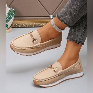 Women's Tan Loafers
